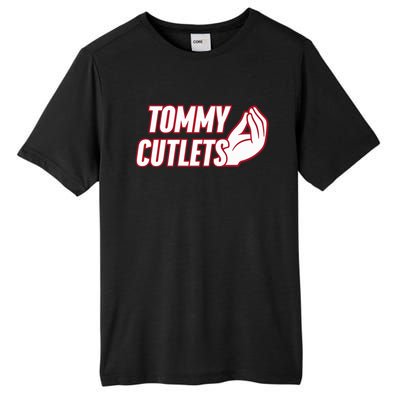 Ny Italian Hand Gesture Tommy Cutlets Football Quarterback Tall Fusion ChromaSoft Performance T-Shirt