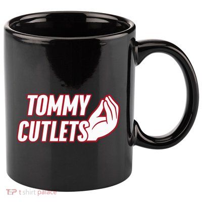 Ny Italian Hand Gesture Tommy Cutlets Football Quarterback 11oz C Handle Ceramic Mug