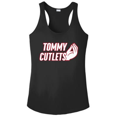 Ny Italian Hand Gesture Tommy Cutlets Football Quarterback Ladies PosiCharge Competitor Racerback Tank