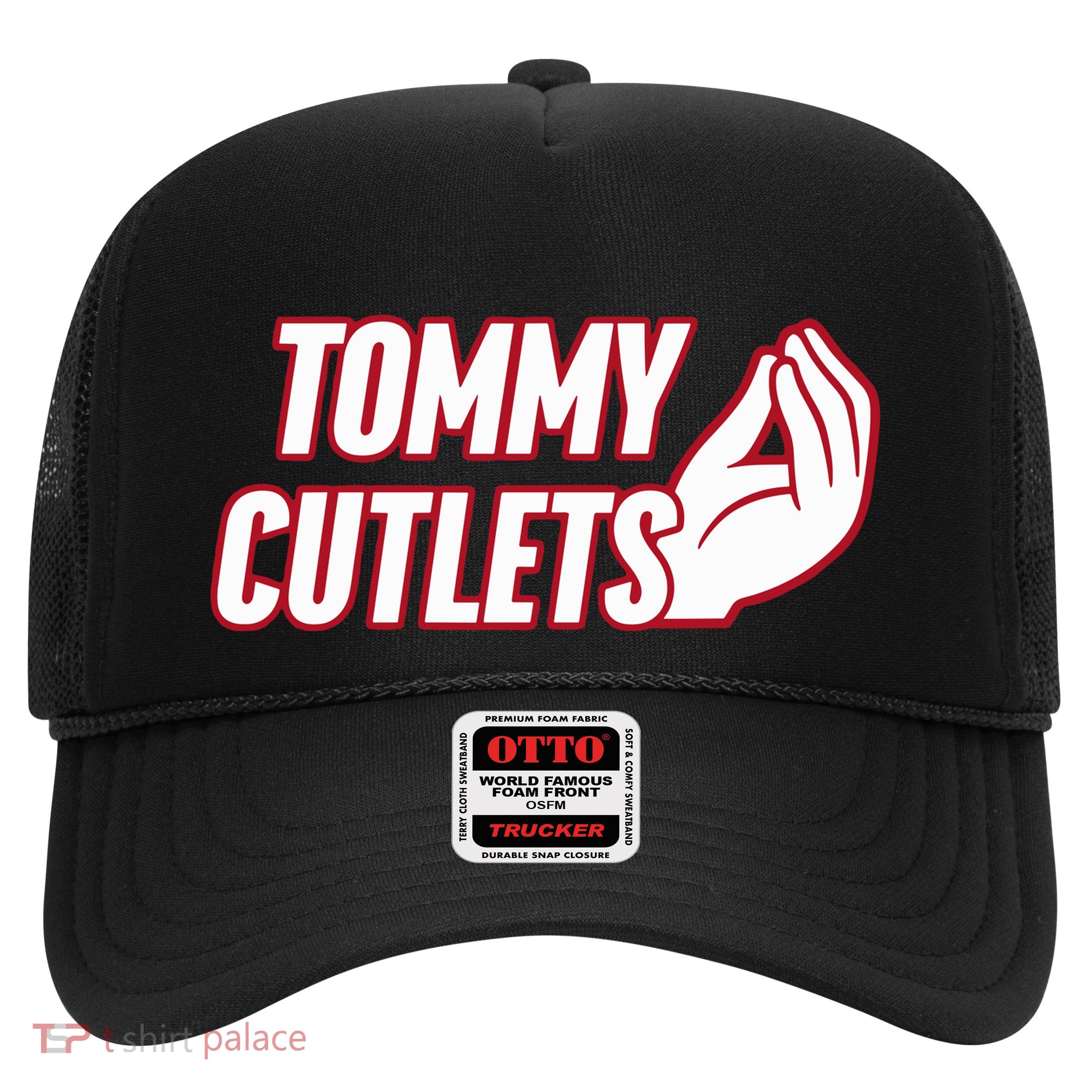 Ny Italian Hand Gesture Tommy Cutlets Football Quarterback Trucker Hat