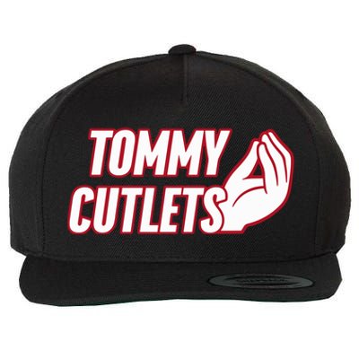 Ny Italian Hand Gesture Tommy Cutlets Football Quarterback Wool Snapback Cap