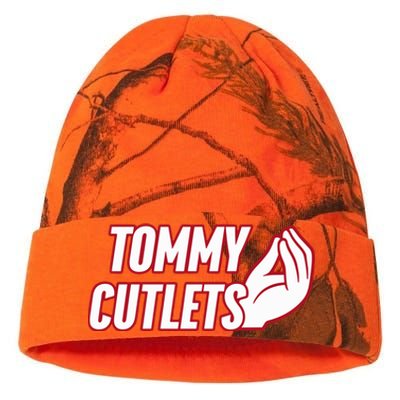 Ny Italian Hand Gesture Tommy Cutlets Football Quarterback Kati Licensed 12" Camo Beanie