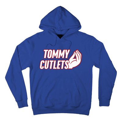 Ny Italian Hand Gesture Tommy Cutlets Football Quarterback Hoodie