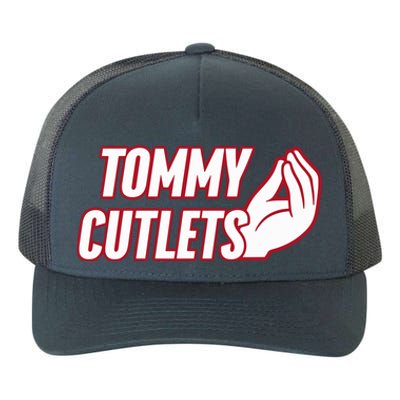 Ny Italian Hand Gesture Tommy Cutlets Football Quarterback Yupoong Adult 5-Panel Trucker Hat