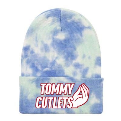 Ny Italian Hand Gesture Tommy Cutlets Football Quarterback Tie Dye 12in Knit Beanie