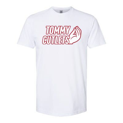 Ny Italian Hand Gesture Tommy Cutlets Football Quarterback Softstyle CVC T-Shirt