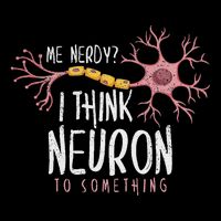 Neuroscience I Hink Neuron O Something Nerve Flat Bill Trucker Hat