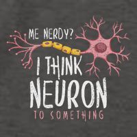 Neuroscience I Hink Neuron O Something Nerve Vector Backpack