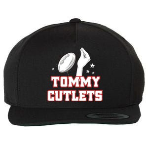 Ny Italian Hand Gesture Tommy Cutlets Football Quarterback Wool Snapback Cap