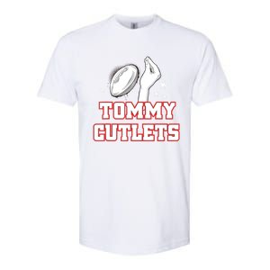 Ny Italian Hand Gesture Tommy Cutlets Football Quarterback Softstyle CVC T-Shirt