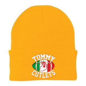 Ny Italian Hand Gesture Tommy_ Cutlets Football Quarterback Trendy Desing Knit Cap Winter Beanie