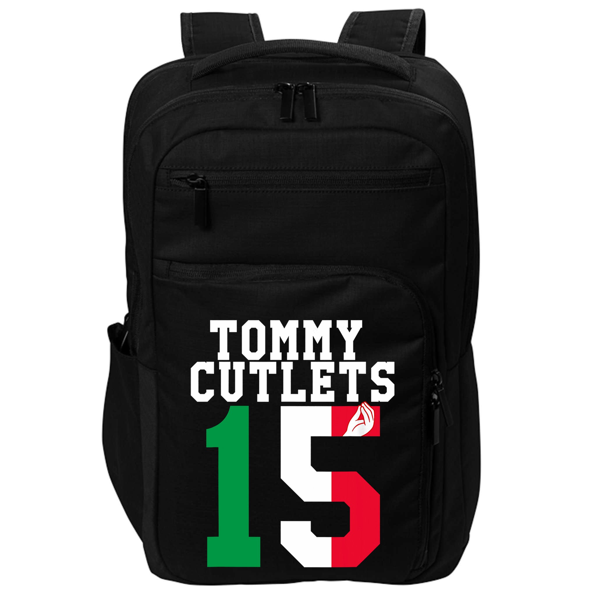 Ny Italian Hand Gesture Tommy Cutlets Football Impact Tech Backpack