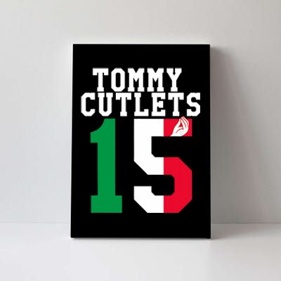 Ny Italian Hand Gesture Tommy Cutlets Football Canvas