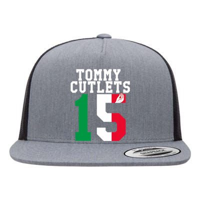 Ny Italian Hand Gesture Tommy Cutlets Football Flat Bill Trucker Hat