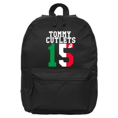Ny Italian Hand Gesture Tommy Cutlets Football 16 in Basic Backpack