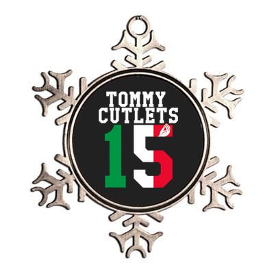 Ny Italian Hand Gesture Tommy Cutlets Football Metallic Star Ornament