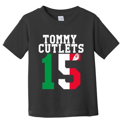 Ny Italian Hand Gesture Tommy Cutlets Football Toddler T-Shirt