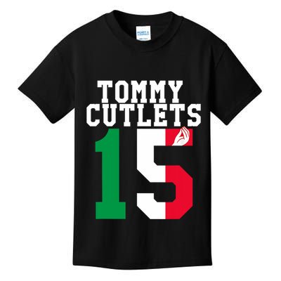 Ny Italian Hand Gesture Tommy Cutlets Football Kids T-Shirt