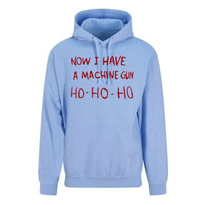 Now I Have A Machine Gun Ho Ho Ho Gift Unisex Surf Hoodie