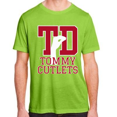 NY Italian Hand Gesture Tommy Cutlets Football Quarterback  Adult ChromaSoft Performance T-Shirt