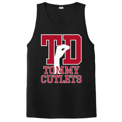 NY Italian Hand Gesture Tommy Cutlets Football Quarterback  PosiCharge Competitor Tank