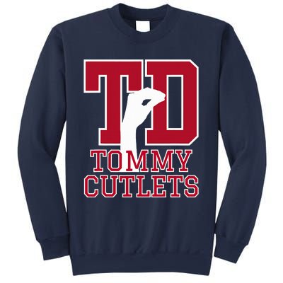 NY Italian Hand Gesture Tommy Cutlets Football Quarterback  Sweatshirt