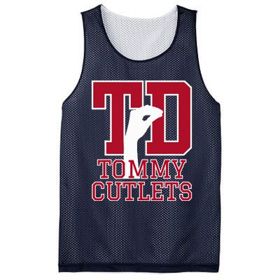 NY Italian Hand Gesture Tommy Cutlets Football Quarterback  Mesh Reversible Basketball Jersey Tank