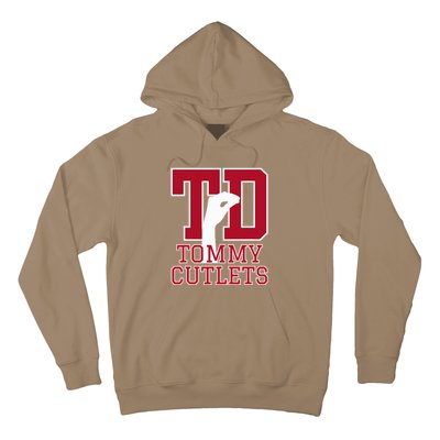 NY Italian Hand Gesture Tommy Cutlets Football Quarterback  Hoodie