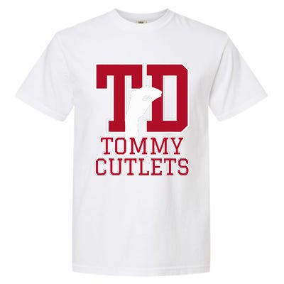 NY Italian Hand Gesture Tommy Cutlets Football Quarterback  Garment-Dyed Heavyweight T-Shirt