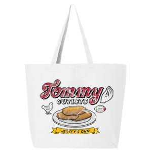 Ny Italian Hand Gesture Tommy Cutlets Football Quarterback 25L Jumbo Tote