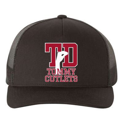 NY Italian Hand Gesture Tommy Cutlets Football Quarterback  Yupoong Adult 5-Panel Trucker Hat