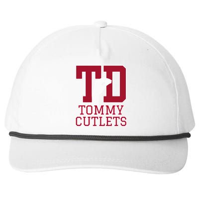 NY Italian Hand Gesture Tommy Cutlets Football Quarterback  Snapback Five-Panel Rope Hat