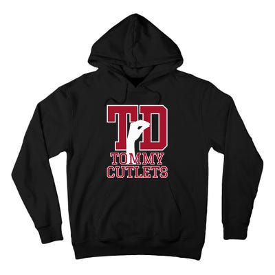 NY Italian Hand Gesture Tommy Cutlets Football Quarterback  Tall Hoodie