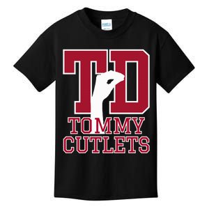 NY Italian Hand Gesture Tommy Cutlets Football Quarterback  Kids T-Shirt