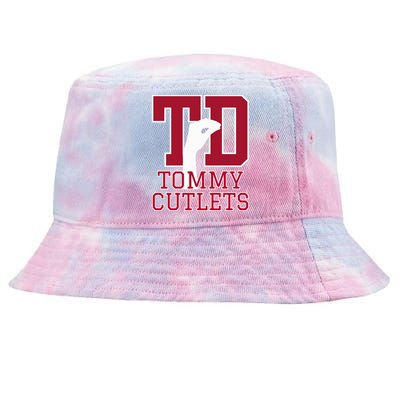 NY Italian Hand Gesture Tommy Cutlets Football Quarterback  Tie-Dyed Bucket Hat