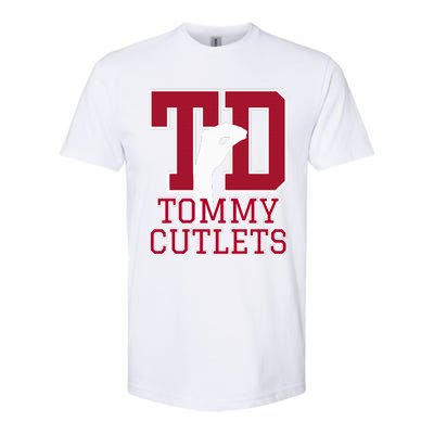 NY Italian Hand Gesture Tommy Cutlets Football Quarterback  Softstyle® CVC T-Shirt