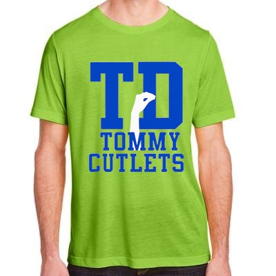 NY Italian Hand Gesture Tommy Cutlets Football Quarterback Adult ChromaSoft Performance T-Shirt