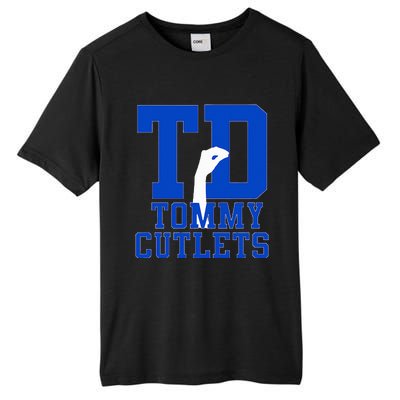 NY Italian Hand Gesture Tommy Cutlets Football Quarterback Tall Fusion ChromaSoft Performance T-Shirt