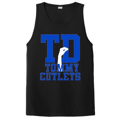 NY Italian Hand Gesture Tommy Cutlets Football Quarterback PosiCharge Competitor Tank