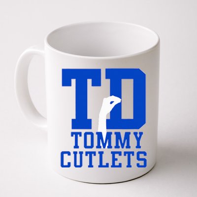 NY Italian Hand Gesture Tommy Cutlets Football Quarterback Coffee Mug