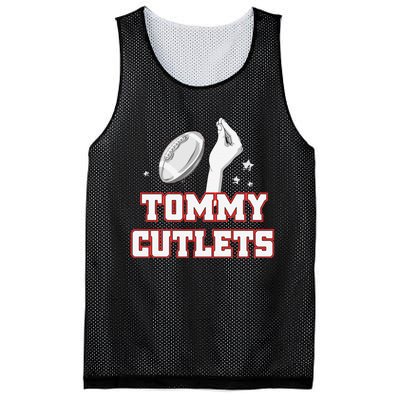 Ny Italian Hand Gesture Tommy Cutlets Football Quarterback Mesh Reversible Basketball Jersey Tank