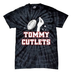 Ny Italian Hand Gesture Tommy Cutlets Football Quarterback Tie-Dye T-Shirt