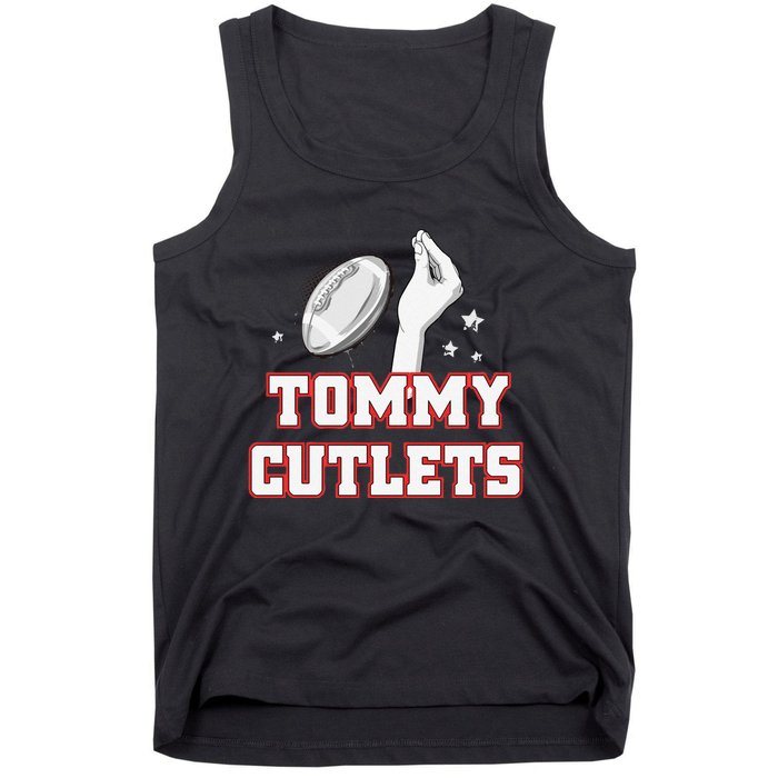 Ny Italian Hand Gesture Tommy Cutlets Football Quarterback Tank Top