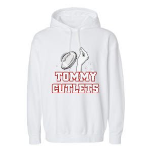 Ny Italian Hand Gesture Tommy Cutlets Football Quarterback Garment-Dyed Fleece Hoodie