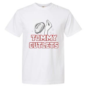 Ny Italian Hand Gesture Tommy Cutlets Football Quarterback Garment-Dyed Heavyweight T-Shirt