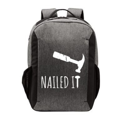 Nailed It Hammer And Nail Woodworking Carpentry Vector Backpack