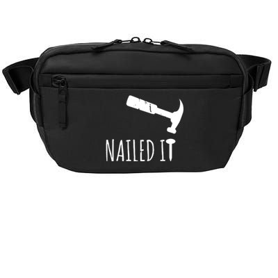 Nailed It Hammer And Nail Woodworking Carpentry Crossbody Pack