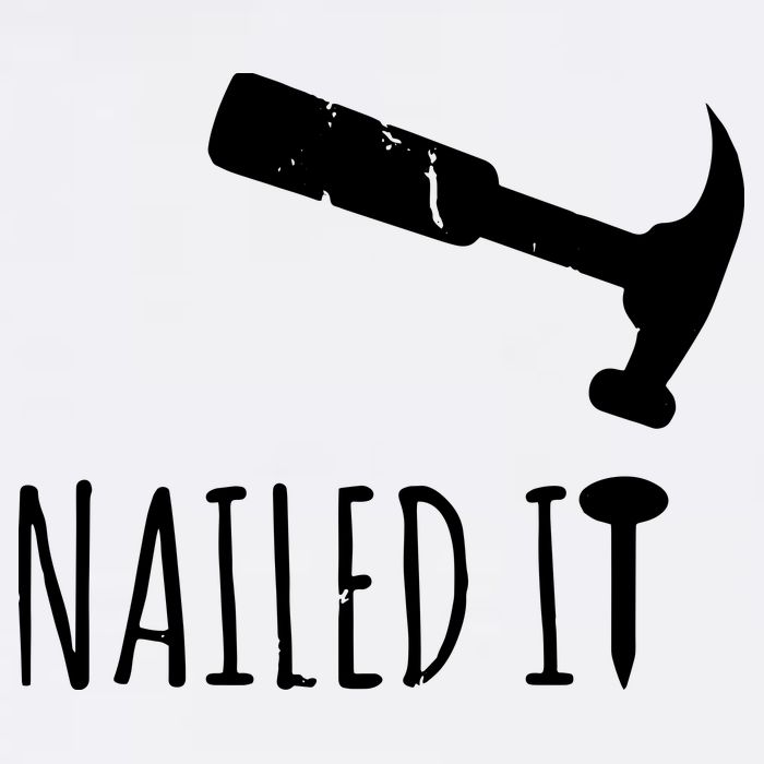 Nailed It Hammer And Nail Woodworking Carpentry Cooling Performance Crew T-Shirt