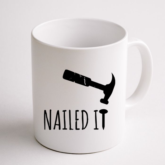 Nailed It Hammer And Nail Woodworking Carpentry Coffee Mug