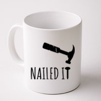 Nailed It Hammer And Nail Woodworking Carpentry Coffee Mug